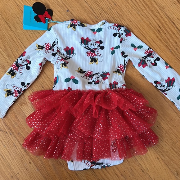 NWT Posh Peanut Minnie Mouse Tulle Bodysuit Size 6-12M! - Picture 4 of 6